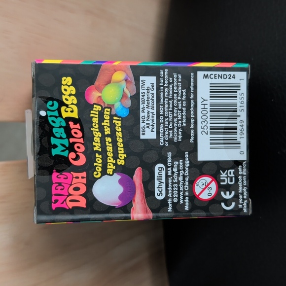 Nee Doh Aldi Exclusive Magic Color Egg NWT - Picture 3 of 4